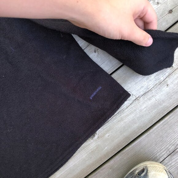 Vintage 90s Patagonia Capilene Expedition Weight Fleece Zip T XL - Picture 5 of 5